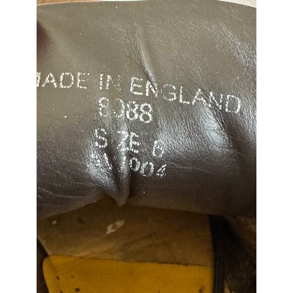 Dr Martens 8088 Brown Leather Boots UK 6 US 7 Lace Up Made in England Vintage main image 15